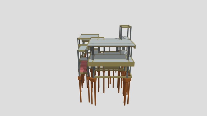 Esqueleto Estrutural - Marta 3D Model