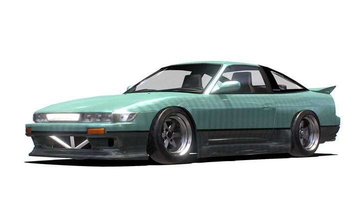 Nissan Sil80 (NIGHTRIDE.pl) 3D Model