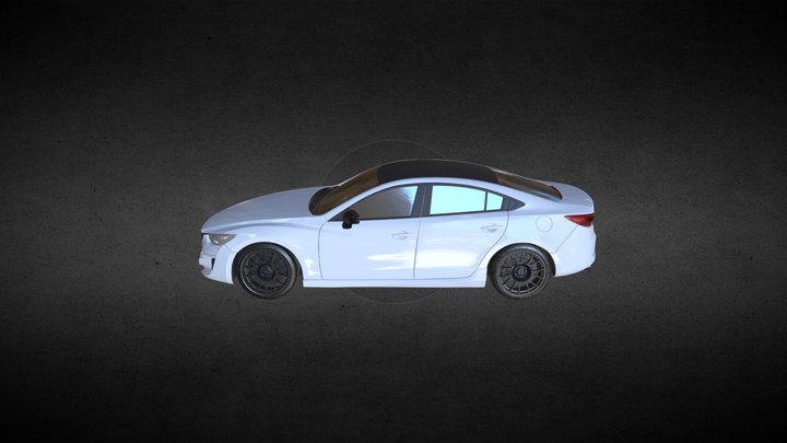 Model Mazda Bkack Roof 3D Model