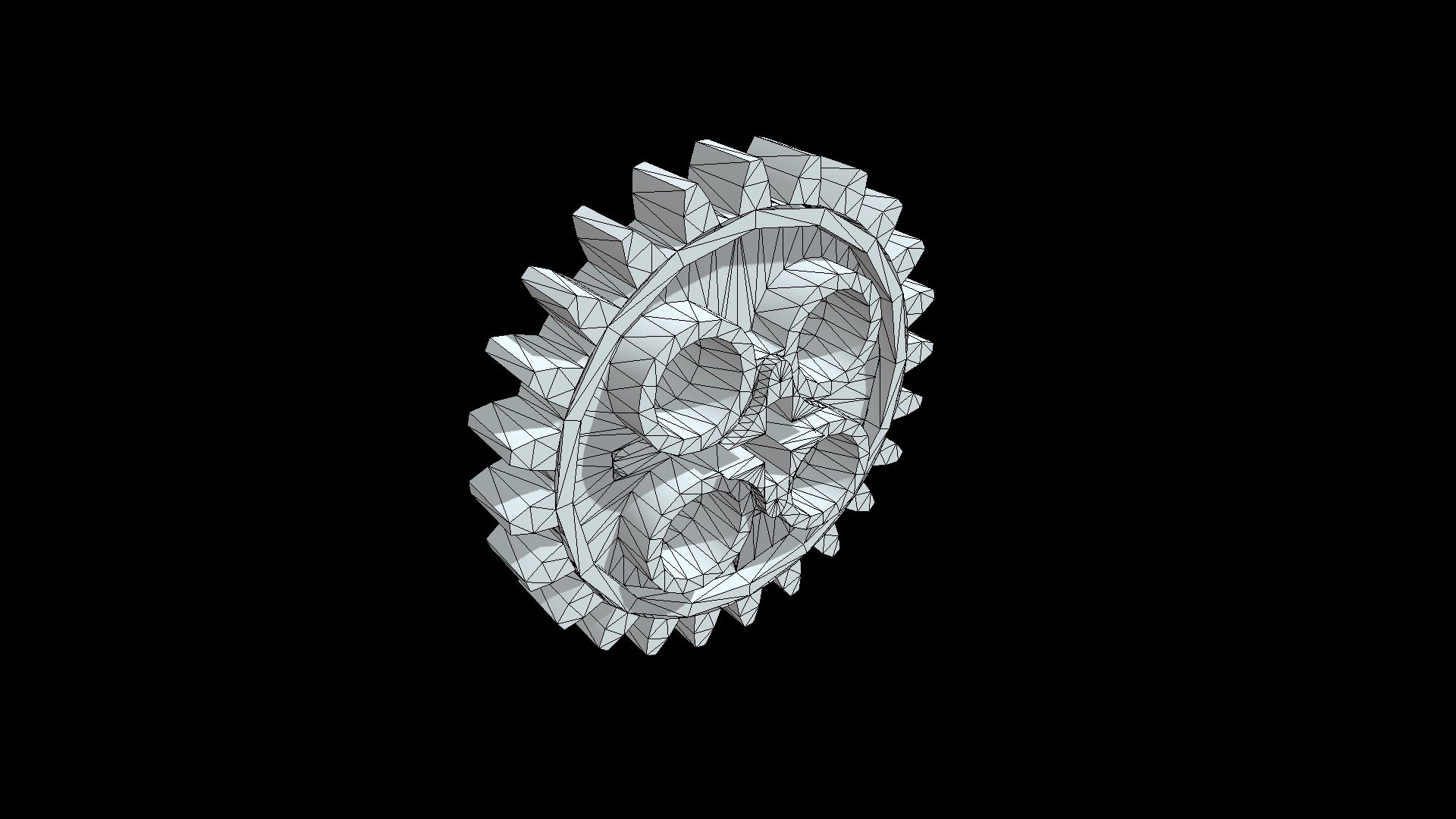 Gear 24 Tooth (2nd Version - 1 Axle Hole) - Download Free 3D model by ...