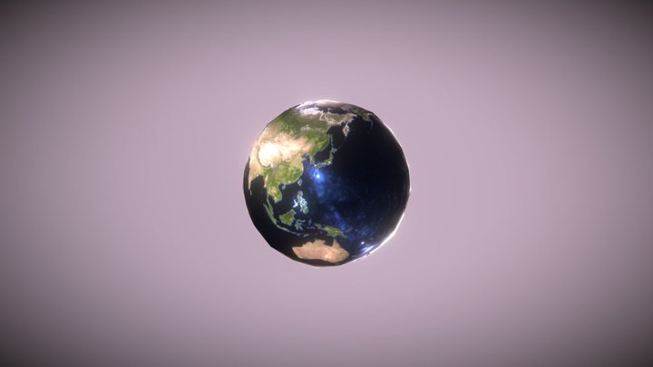 Earth 3d model Game Ready 3D Model