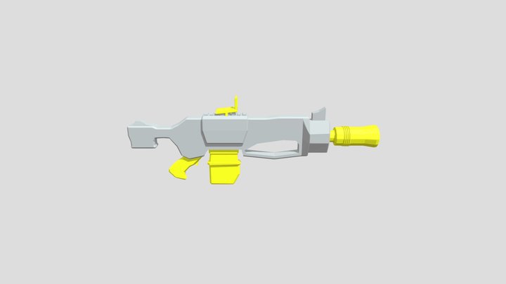 Assault_ Rifle 3D Model
