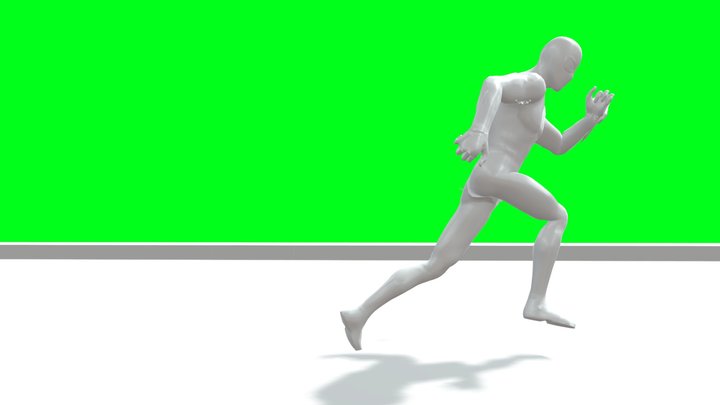Spderman Running  On Youtube 3D Model