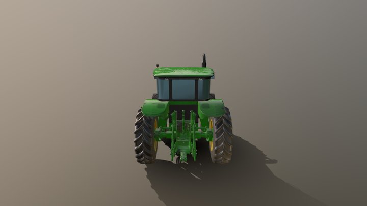 Tractor Final (muddy) 3D Model