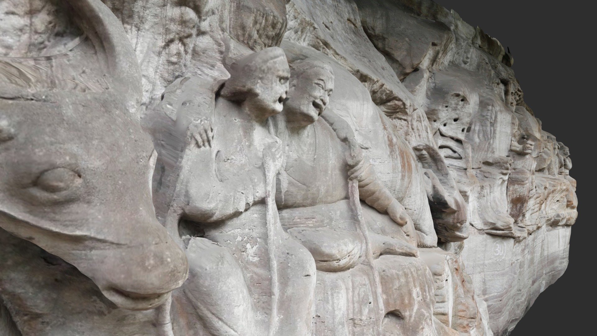 Dazu Rock Carvings (Model 10)