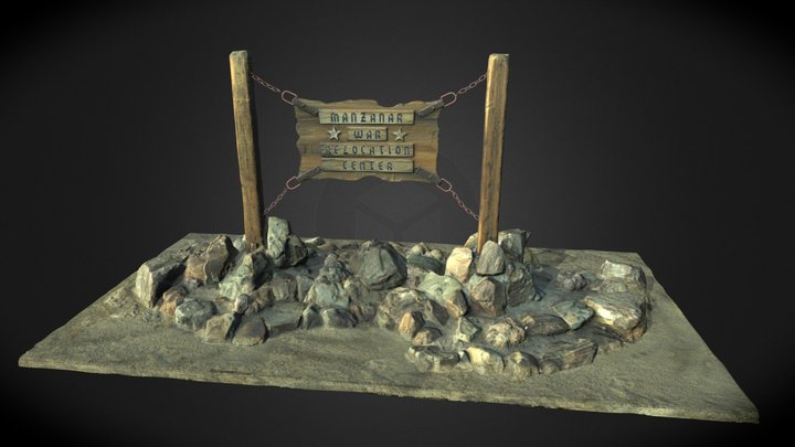 Scan Banner big chains 3D Model