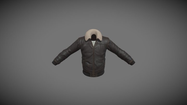 Bomber Jacket 3D Model