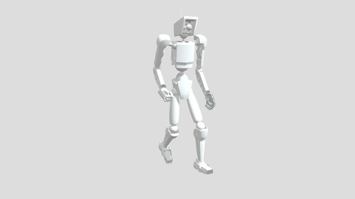 Robot-animatie walk cycle 3D Model