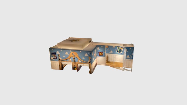 Toy story hotel room 3D Model