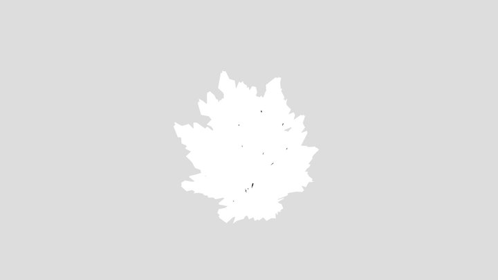 Shurb Flower Lowpoly Animated – Free 3D Model STL