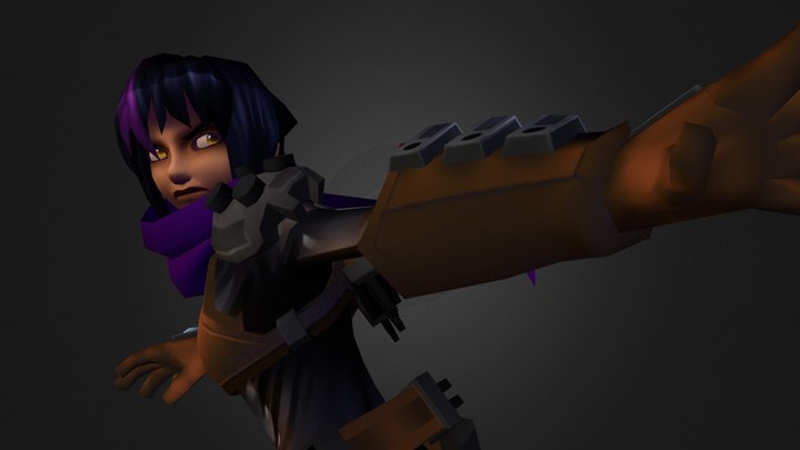 MechKnight Chronicles - Tina 3D Model