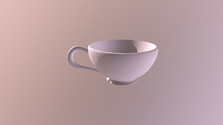 Gilded Teacup 3D Model
