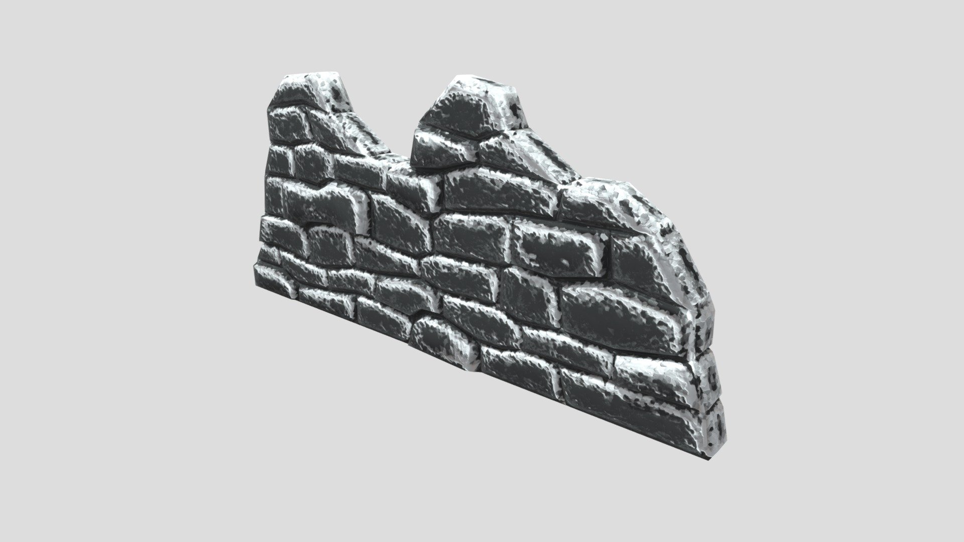 Snowy Ancient Wall [Stylised]
