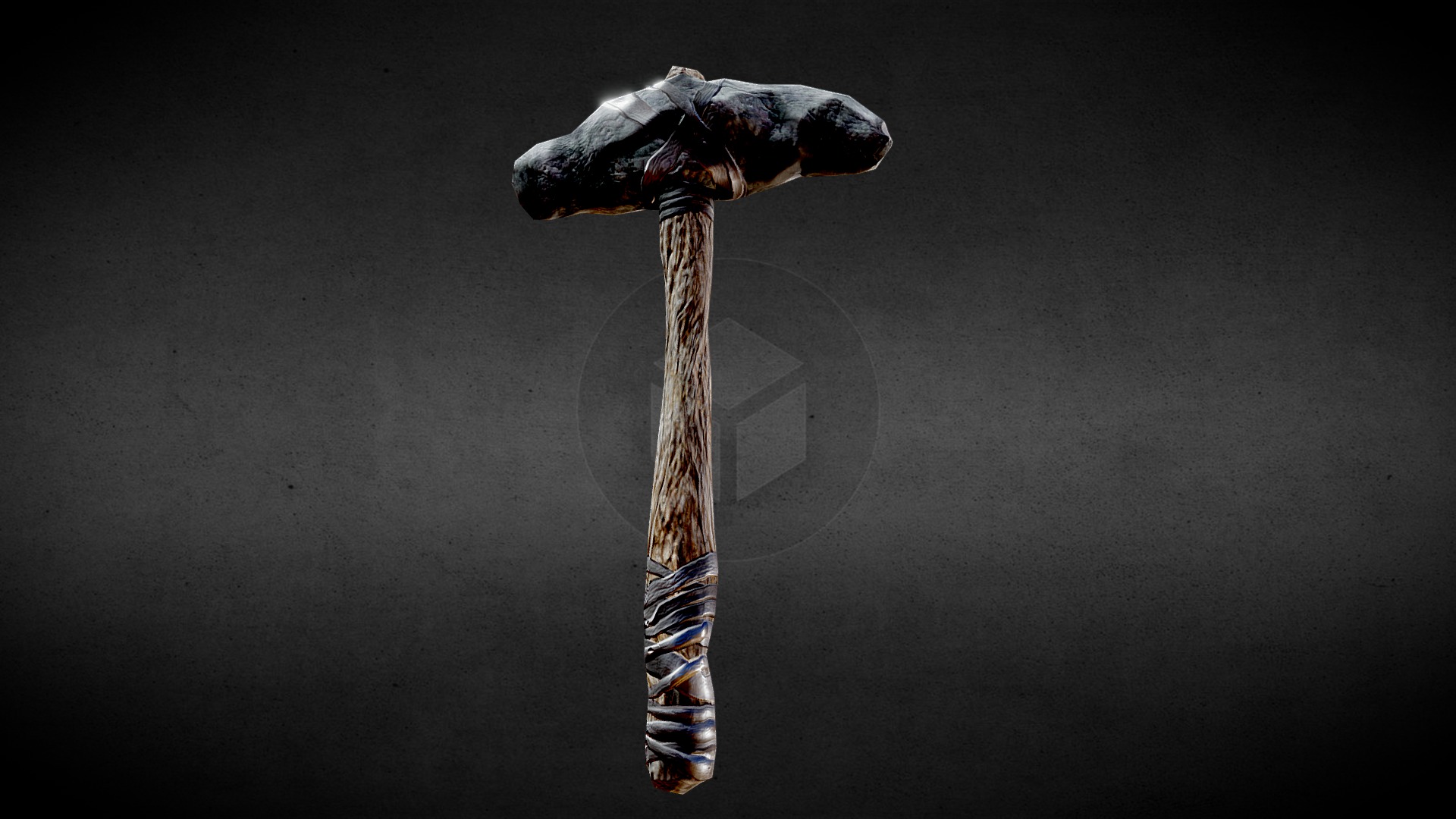 3D model Stoneaxe - This is a 3D model of the Stoneaxe. The 3D model is about a snake with a long tail.