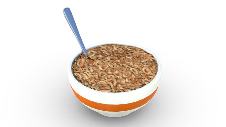 Bowl Of Cereal 3D Model