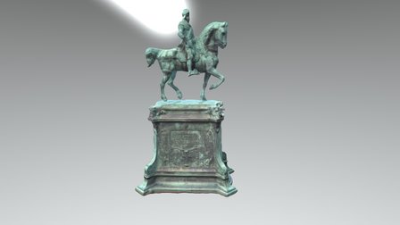 Statue of King Karl IX - Kopparmärra 3D Model