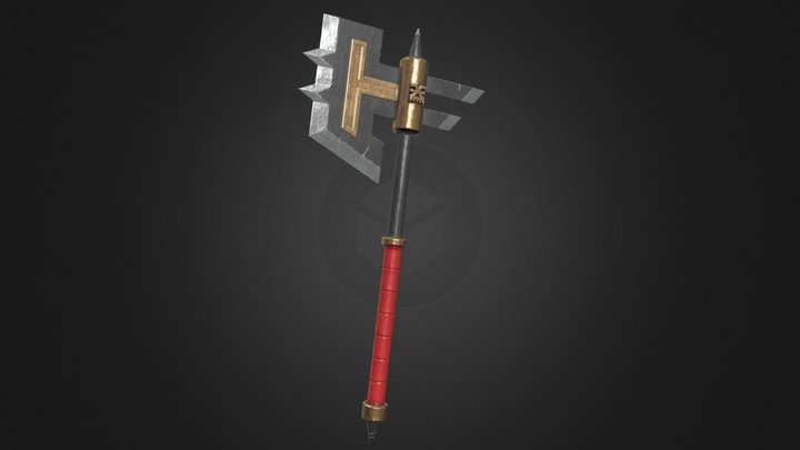 Axe of Khorne (Fanart) 3D Model