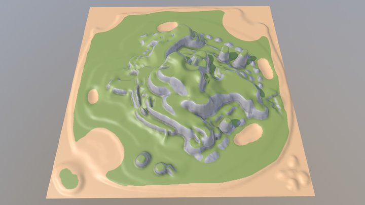 Island 3D Model