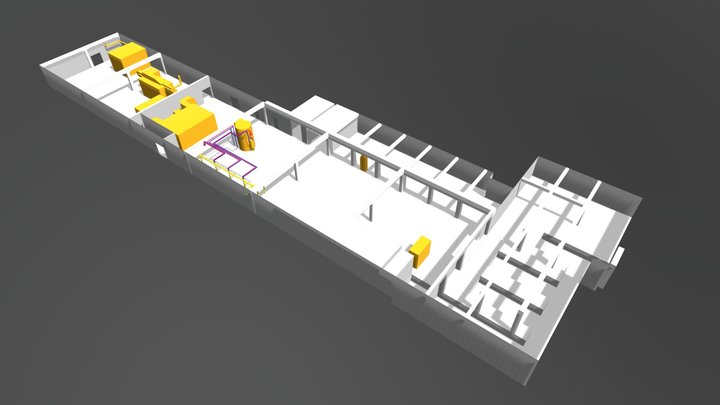 Intérieur labo thermique St-Roch / Groupe 1 3D Model