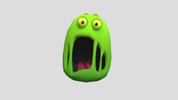 Chicken gun Slime Monster 3D Model