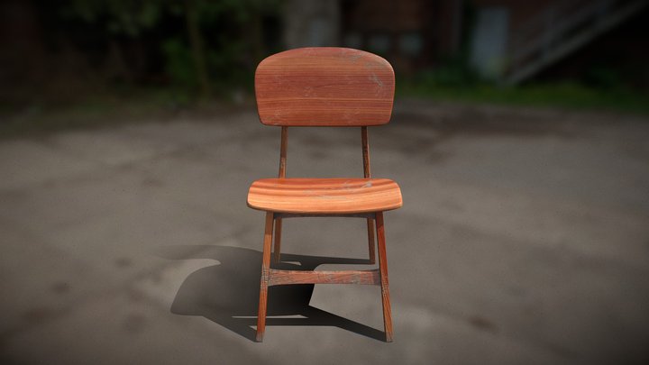 Mid Century Chair 3D Model