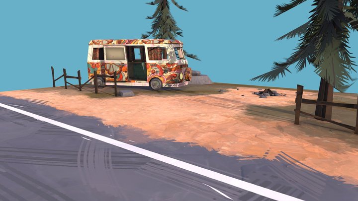 Road 96 Styled DLC Concept 3D Model