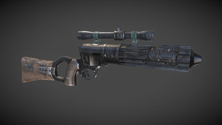 EE-3 Carbine Rifle 3D Model