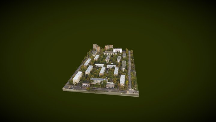 Пресненский район 3D Model