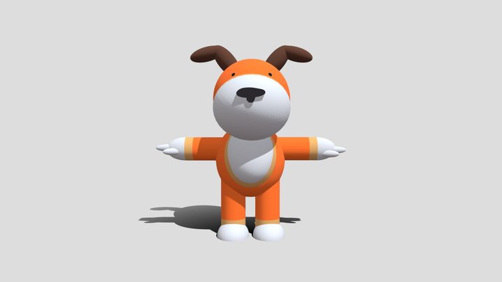 Kipper the Dog 3D Model