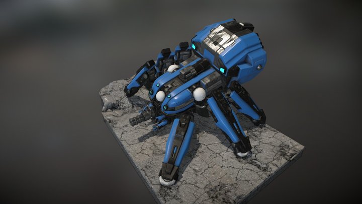 Tachikoma 3D Model