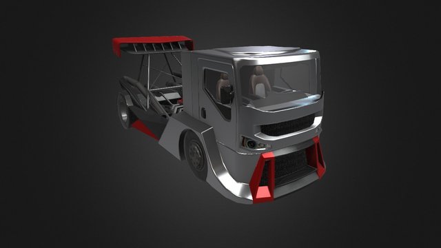 Fantastic Race Muscle Car 2 3D Model