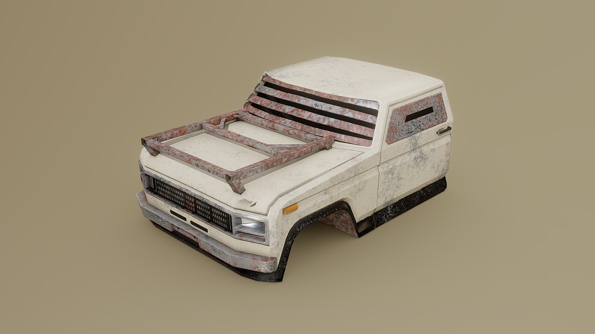Old truck cab | gameasset