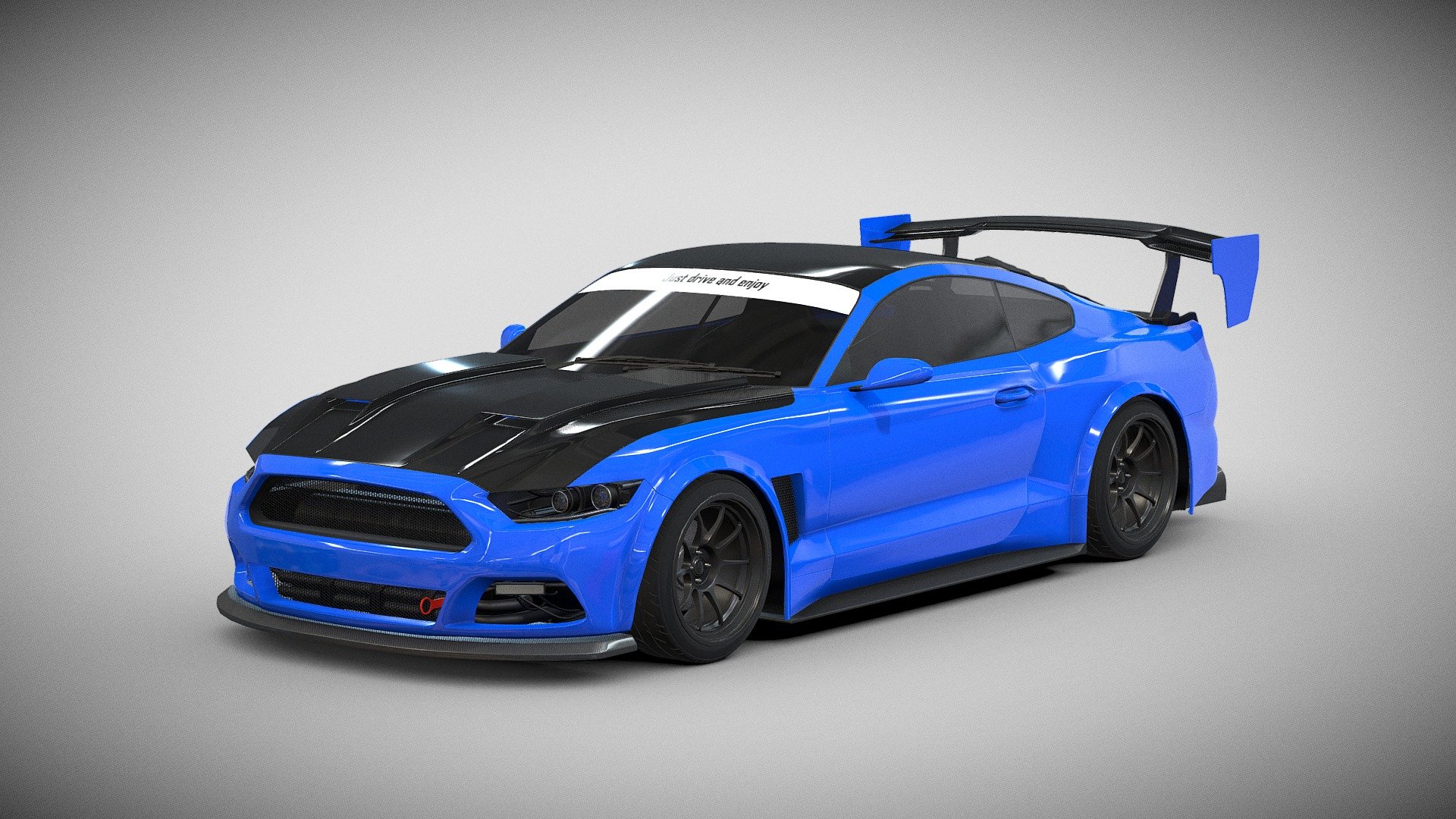 Ford Mustang Custom - Buy Royalty Free 3D model by Naudaff3D [97f063f ...