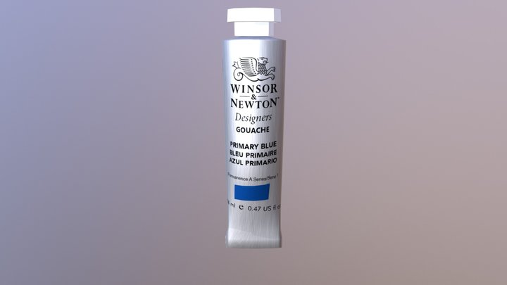 Paint Tube 3D Model