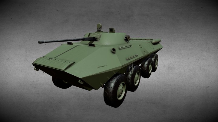 BTR-90 3D Model