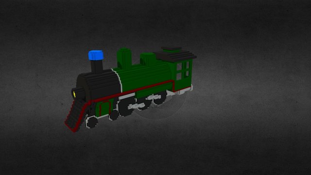 Christmas Calendar - day 18 - Toy Steam Train 3D Model