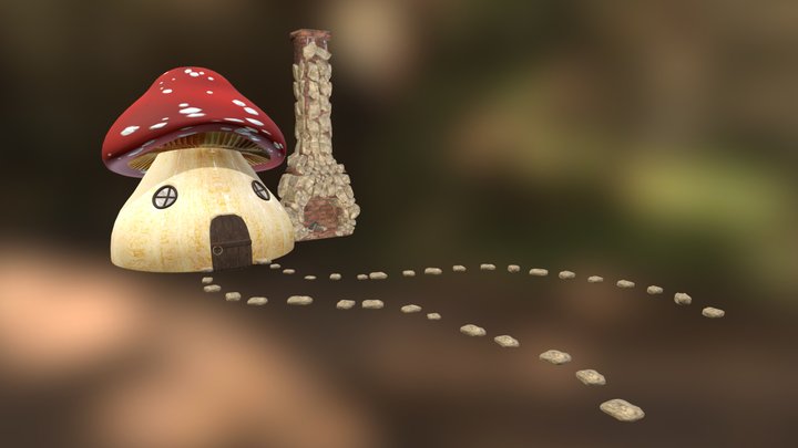 mushroomhouseblender 3D Model