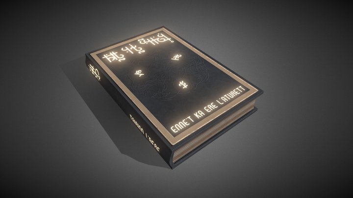 Magick Book 3D Model