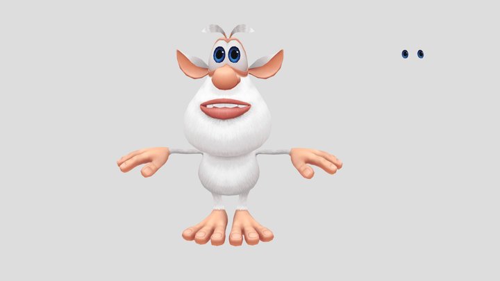 booba_skin_mesh_10_10_merge 3D Model