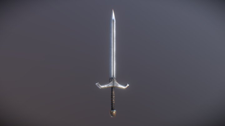 Classic Sword - PBR 3D Model 3D Model