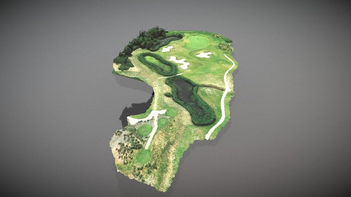 Golfclub Beveren Belgium HOLE7 3D Model