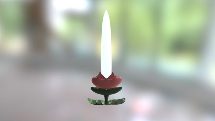 Flower Sword 3D Model