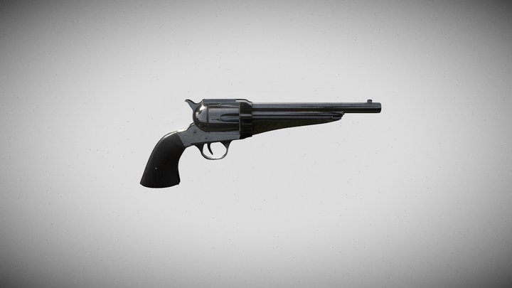 Revolwer W.Manson 1875 3D Model