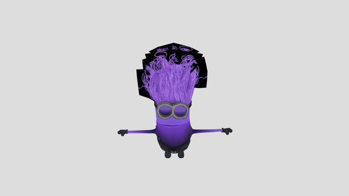 Official Purple Minion  Fully Rigged By Levi