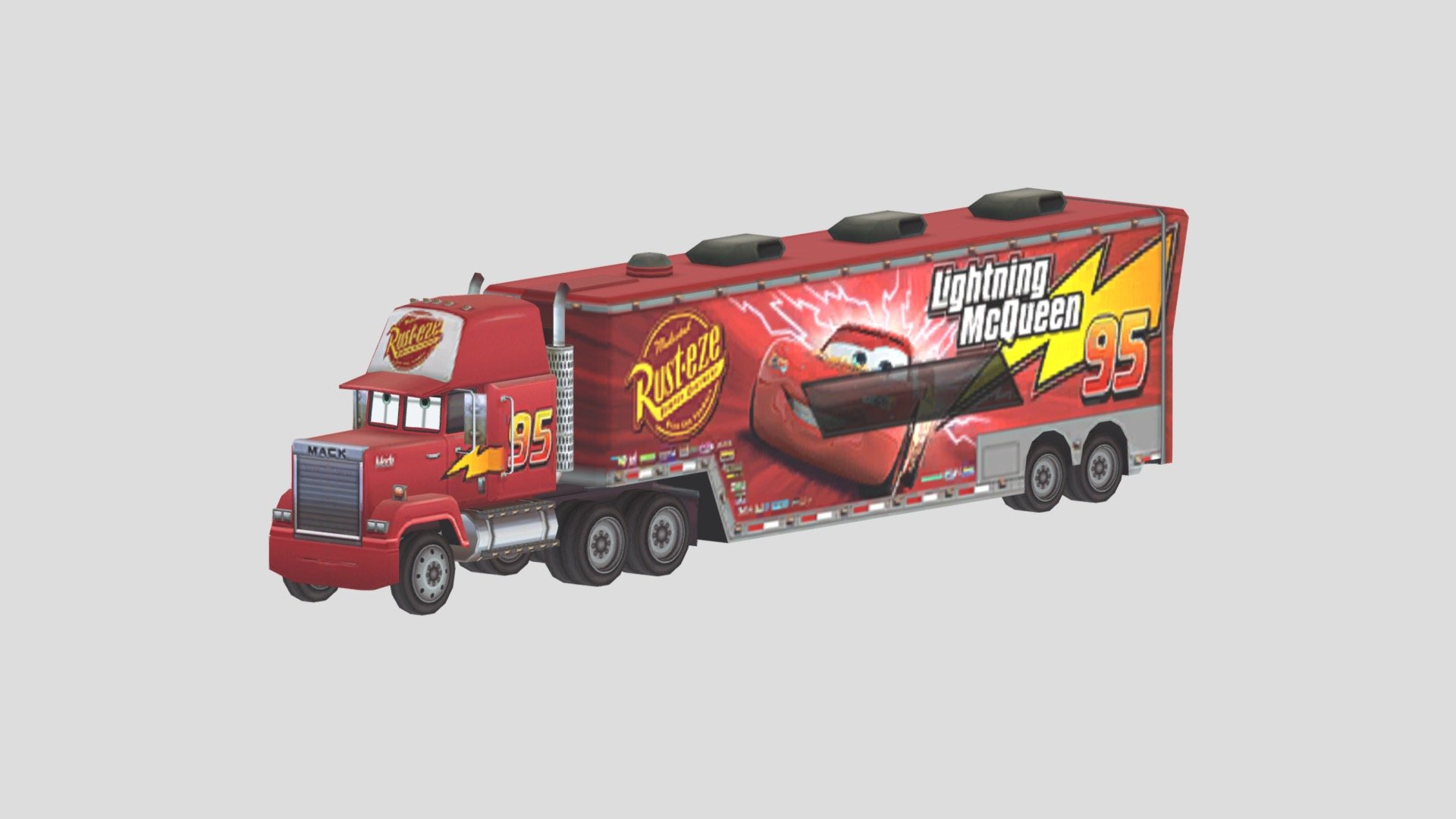 GameCube Cars - Mack - Download Free 3D model by SMF Features Developed ...