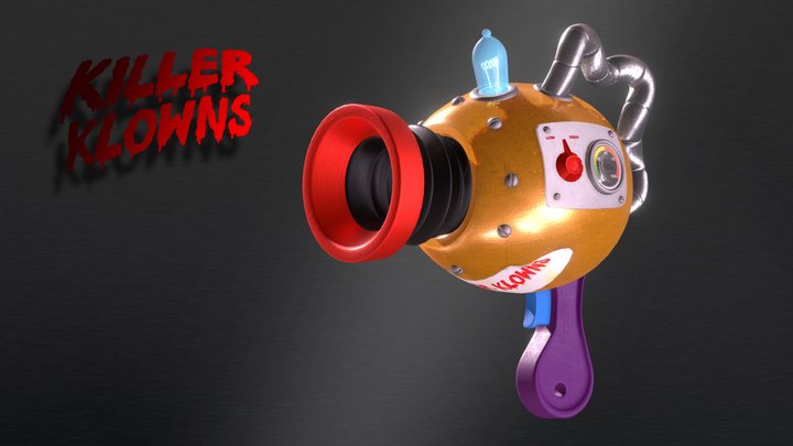 Cartoon weapon - Killer Klown 3D Model