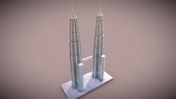 Petronas Tower 3D Model