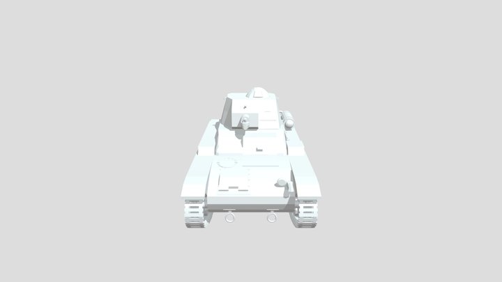 Low Poly Renault R35 Tank – Free 3D Model STL