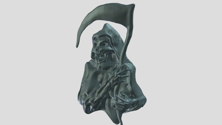 Grim Reaper for print 3D Model