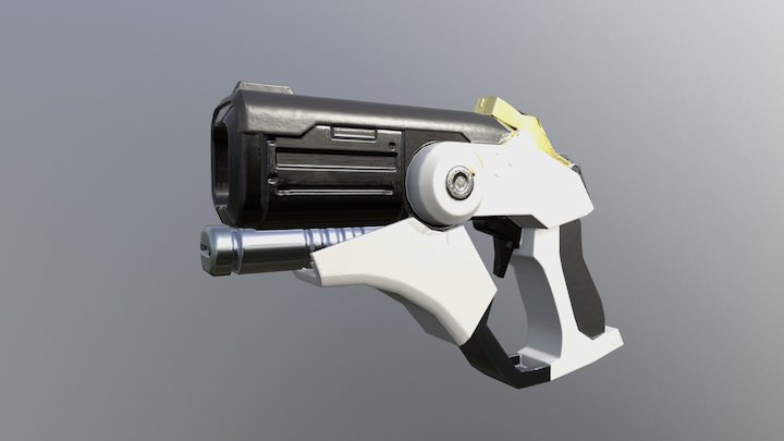 Caduceus Blaster 3D Model